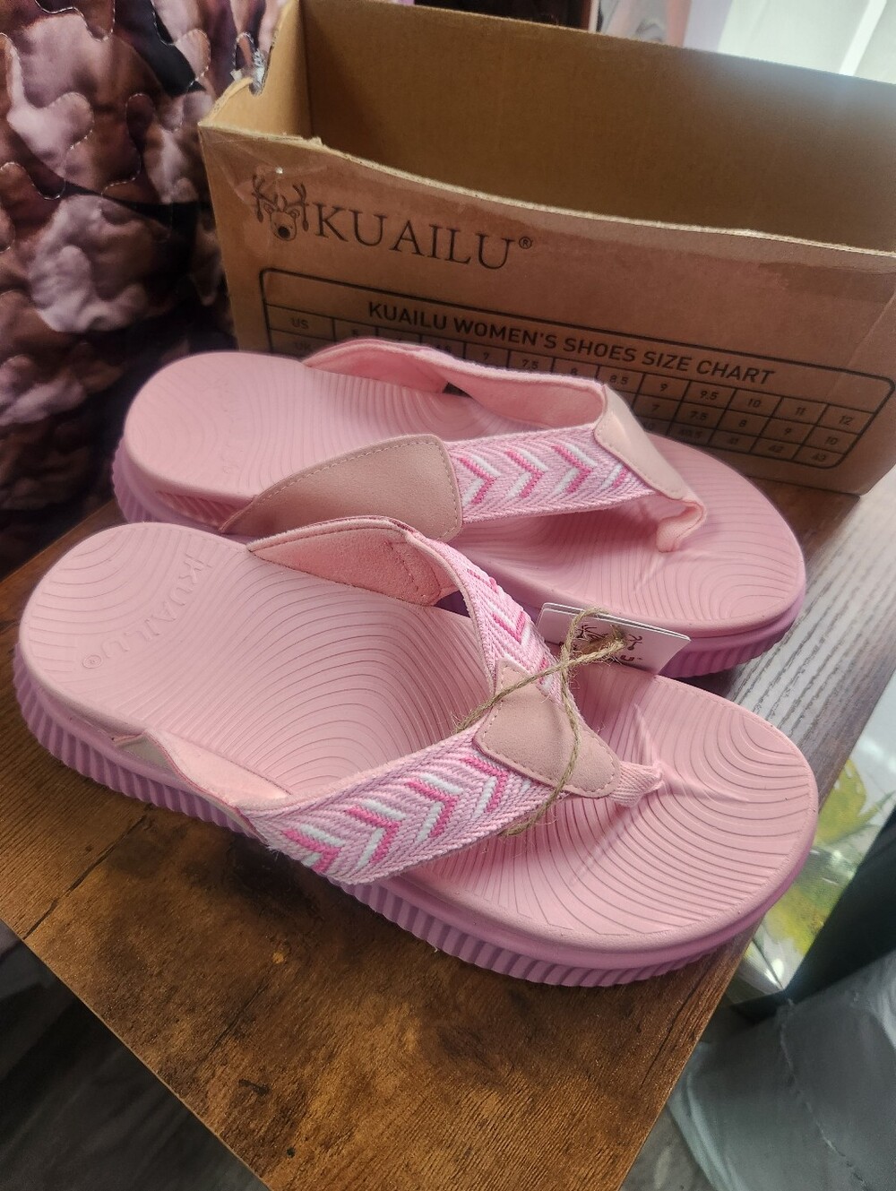 Nib Kuailu Sandals Size 8.5 - Picture 1 of 8